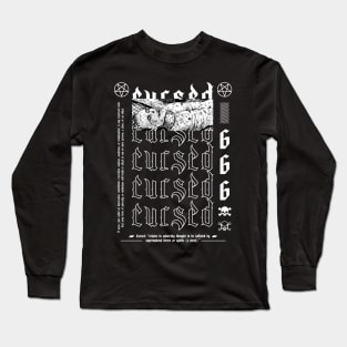 Cursed (Streetwear Style) Long Sleeve T-Shirt